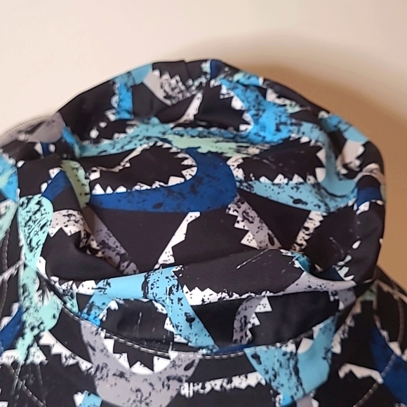 Swimlids UPF 50+ Kids Shark Bait Swim Bucket Hat Beachy Pool Vacay Size S NWOT - Picture 5 of 13